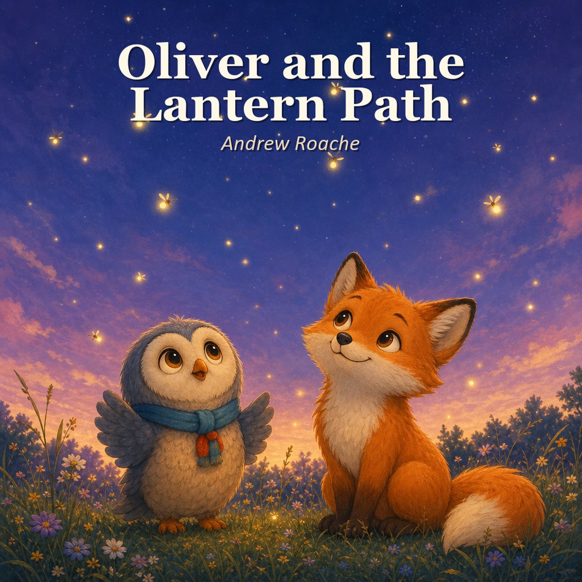 Oliver and the Lantern Path - picture book cover by Lantern Path Books.