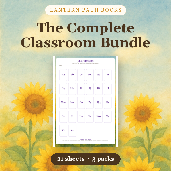The Complete Classroom Bundle printable kit from Lantern Path Books
